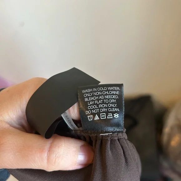 Norma Kamali Brown Asymmetrical Dress - Picture 10 of 13